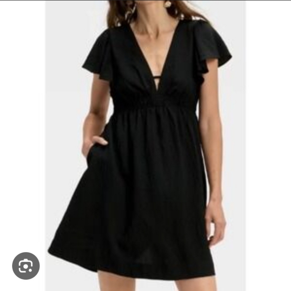 Women’s Flutter Short Sleeve Mini A-Line Dress – A New Day - Size XS